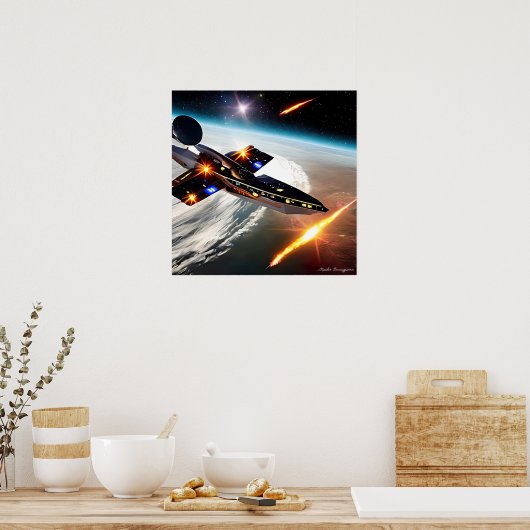 Reise zum Sternenposter Poster (Küche)