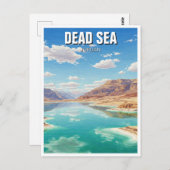 Reise zum Toten Meer Postkarte (Vorne/Hinten)