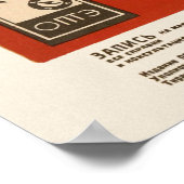 Reise zum Vintage Poster der UdSSR 1935 (Ecke)