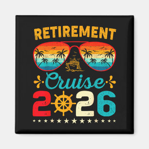 Reise zum Vintage-Renteneintritt 2026 Kreuzfahrt K Magnet