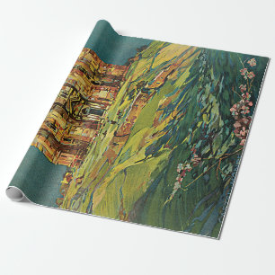 Reise zum Vintage-Schloss Puglia Italien Geschenkpapier