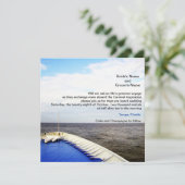 Reise zur Liebe | Kreuzfahrtschiff/Hochzeit in Url Einladung (Stehend Vorderseite)