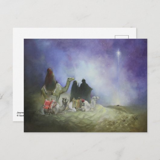 Reise zur Magi Holiday Postkarte (Vorne/Hinten)