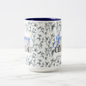 Reise zur Tasse des Patterns des Schlosses Peacock (Mittel)