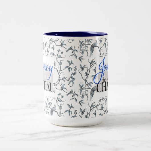 Reise zur Tasse des Patterns des Schlosses Peacock (Mittel)