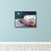 Reise zur Zahnzeichnung durch Alfred Fox Leinwanddruck (Insitu (Holzboden))