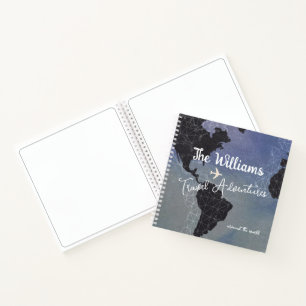 Reiseabenteuer auf der Welt Notizblock