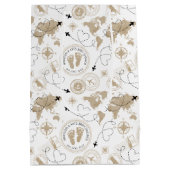 Reiseabenteuer Baby Showbeutel Mittlere Geschenktüte (Rückseite)