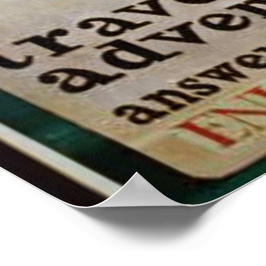 Reiseabenteuer Eintritt in das Marines Poster (Ecke)