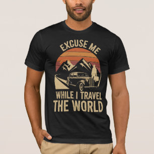 Reiseabenteuer mit klassischen Oldtimern rund um d T-Shirt