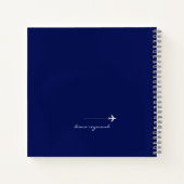 Reiseabenteuer Notes Blue Notizblock (Rückseite)