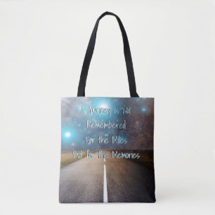 Reiseabenteuer Reise Zitat Road Ausflug Highway Tasche