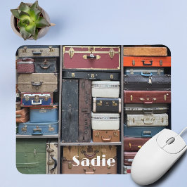 Reiseabenteuer, Vintage Koffer Mousepad