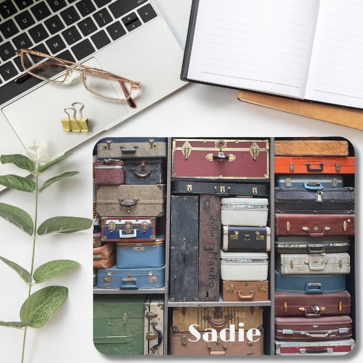 Reiseabenteuer, Vintage Koffer Mousepad