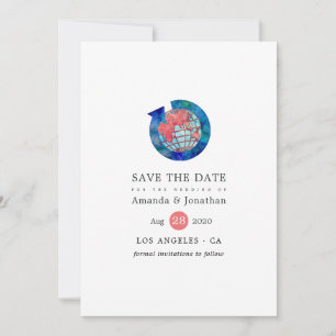 Reiseabenteuerpass Hochzeitsfeier Foto Save The Date