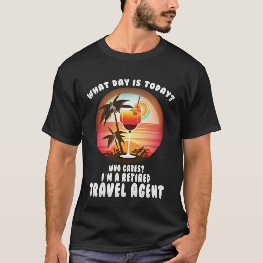 Reiseagent im Ruhestand Rentner T-Shirt (Vorderseite)