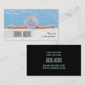 Reiseagentur Agent Business Card Visitenkarte (Vorne/Hinten)