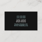 Reiseagentur Agent Business Card Visitenkarte (Rückseite)