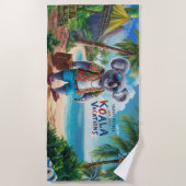 Reiseagentur Koala Strandtuch (Vorderseite)
