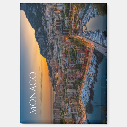 Reiseandenken an Monaco Kühlschrankmagnet (Vorderseite)