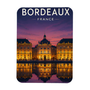 Reiseandenken Bordeaux Frankreich Historisch Magnet