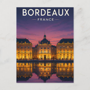 Reiseandenken Bordeaux Frankreich Historisch Postkarte