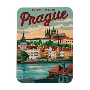 Reiseandenken Prag Stadt Tschechische Republik Ges Magnet