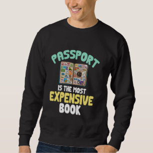 Reiseandenken Reisepass Stempel - Lustige Weltreis Sweatshirt