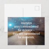 Reiseangebot Postkarte (Vorne/Hinten)