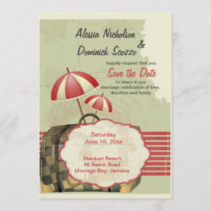 Reiseankündigung zur rechtzeitigen Erinnerung Einladung