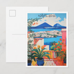 Reiseästhetik Neapel Italien Postkarte