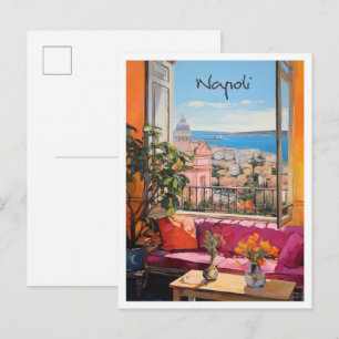 Reiseästhetik Neapel Italien Postkarte