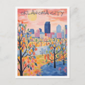 Reiseästhetik Oklahoma City Postkarte (Vorderseite)