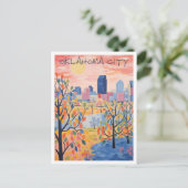 Reiseästhetik Oklahoma City Postkarte (Stehend Vorderseite)