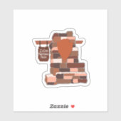 Reiseaufkleber für den Zion National Park Aufkleber (Blatt)