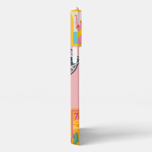 Reiseaufkleber iPhone Case Hülle (Rechte Seite)