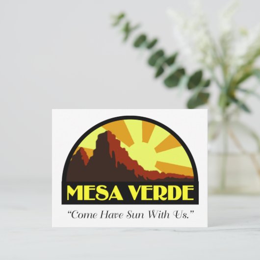 Reiseaufkleber Postkarte (Stehend Vorderseite)