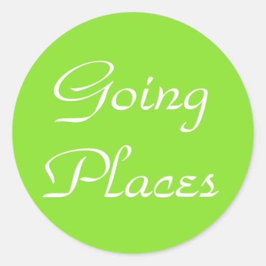 Reiseaufkleber Runder Aufkleber (Vorderseite)