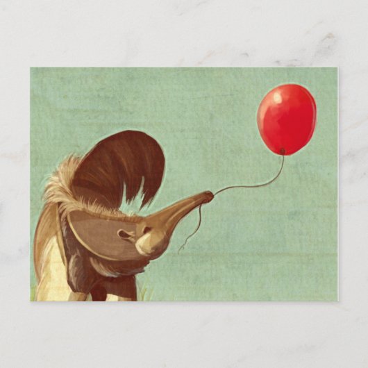 Reiseballon Postkarte (Vorderseite)