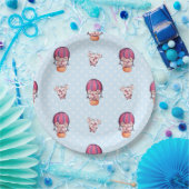 Reisebärensammlung - blau pappteller (Party)