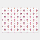 Reisebärensammlung Geschenkpapier Set (Vorderseite)