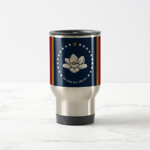 Reisebecher mit der Flagge des US-Bundesstaates Mi