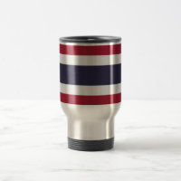 Reisebecher mit Flagge Thailands