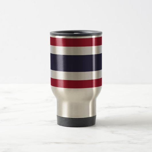 Reisebecher mit Flagge Thailands (Mittel)