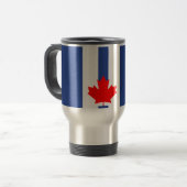 Reisebecher mit Flagge von Toronto, Kanada (Vorderseite Links)