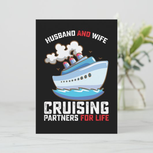 Reisebegleiter für Ehefrau und Geschäftsreisen Einladung (Stehend Vorderseite)