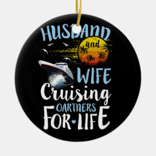 Reisebegleiter für Ehefrau und Unterhaltung Keramik Ornament