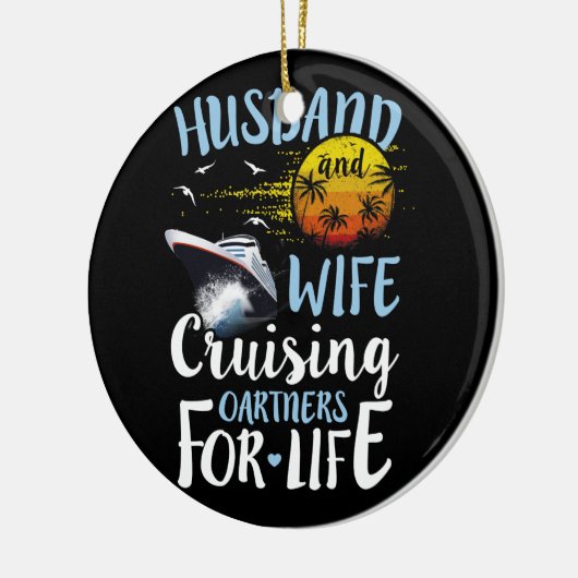 Reisebegleiter für Ehefrau und Unterhaltung Keramik Ornament (Links)