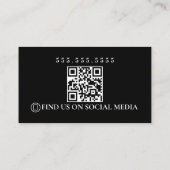 Reiseberater-Agentur-Service-Logo QR-Code Visitenkarte (Rückseite)