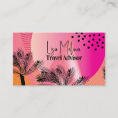 Reiseberater-Agentur-Service-Logo QR-Code Visitenkarte (Vorderseite)